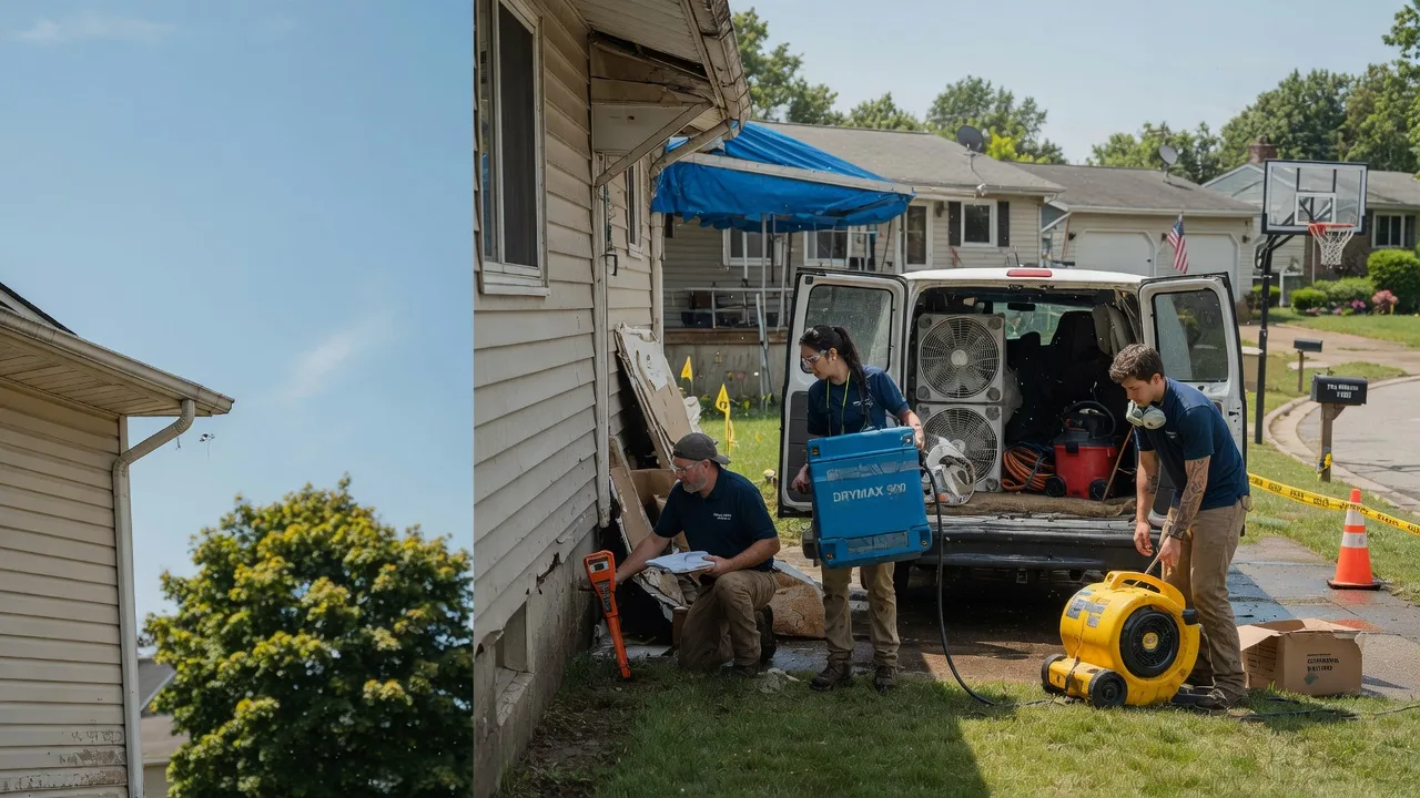Ceiling Leak Cleanup in Maybee, MI near me